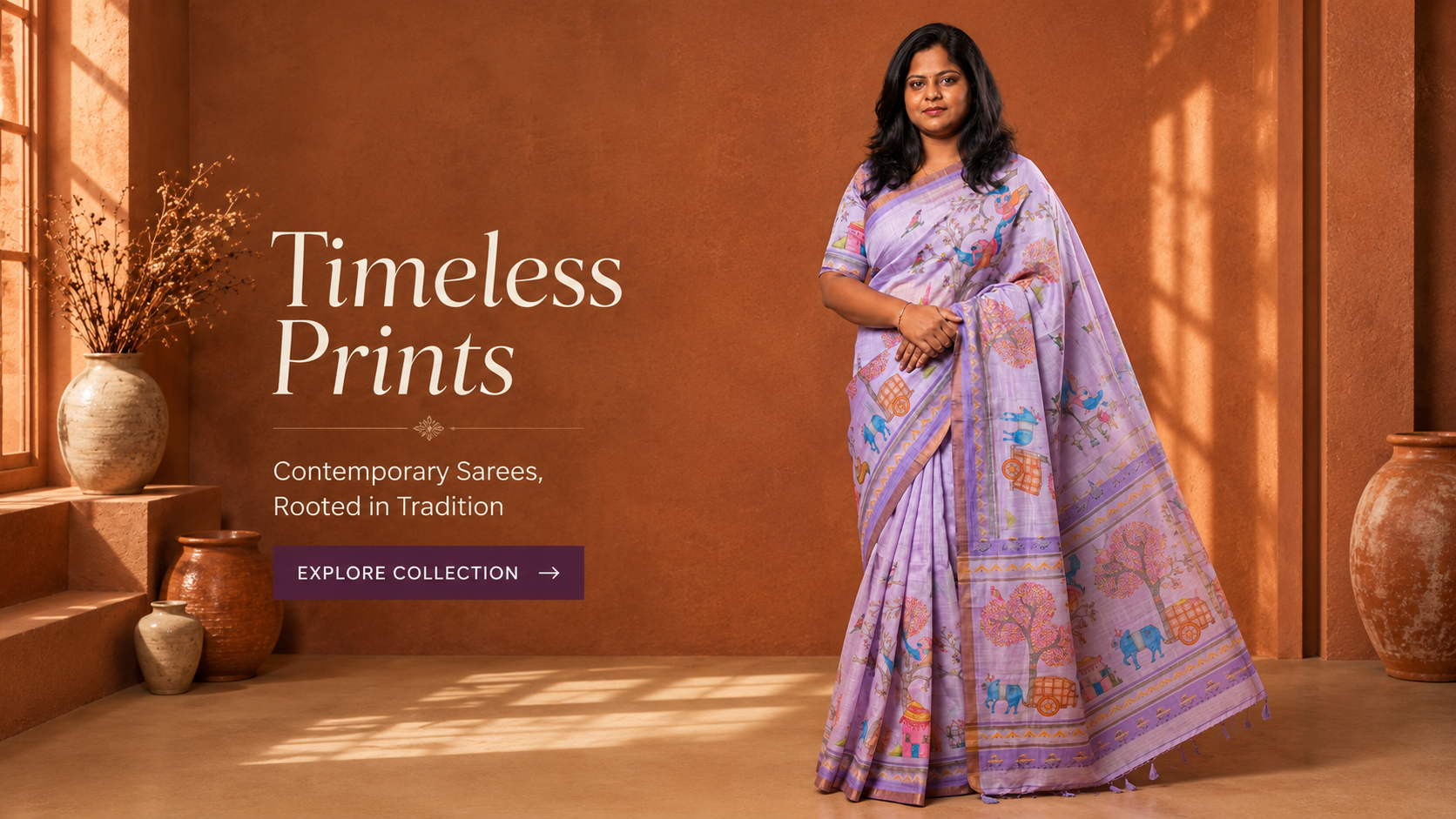 Timeless Prints — Contemporary Sarees, Rooted in Tradition